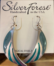 Load image into Gallery viewer, $20 Silver Forest Handcrafted Earrings
