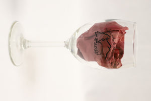 Custom wine glass