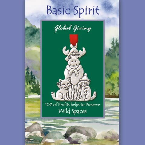 Moose and Friends Wild Spaces Global Giving Ornament