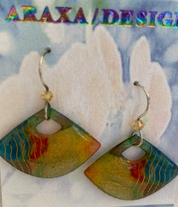 Araxa Design Resin Earrings