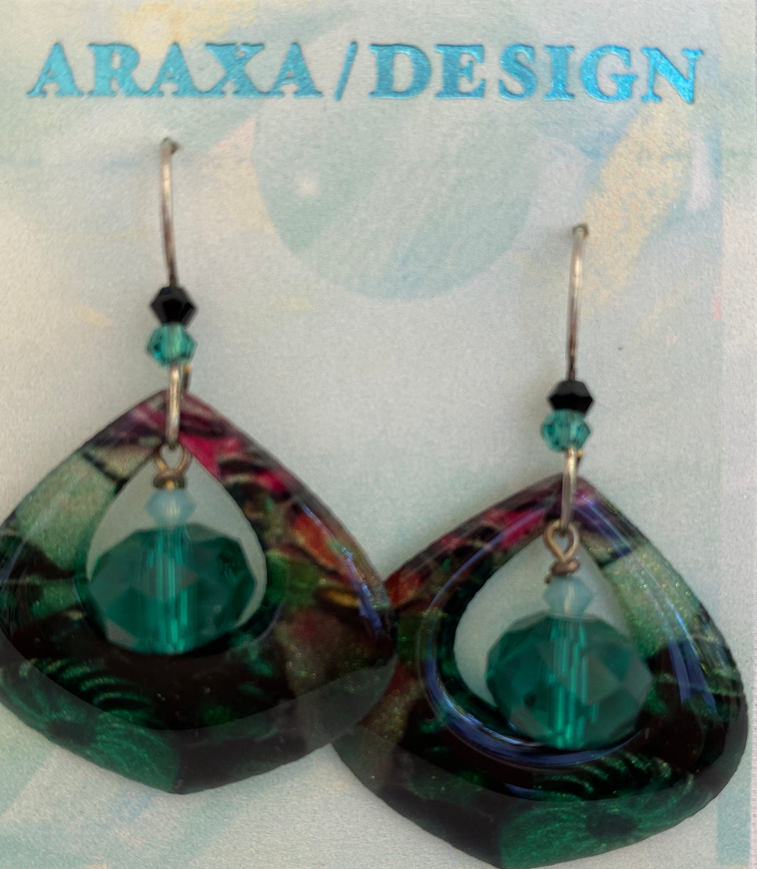 Araxa Design Resin Earrings