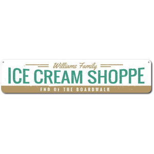Ice Cream Shoppe Sign