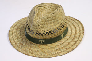 Straw Safari Hat with Palm Tree Band