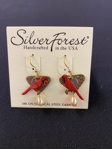 $23 Silver Forest Handcrafted Earrings