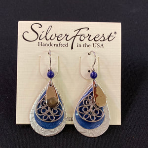 $24 Silver Forest Handcrafted Earrings