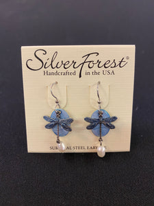$24 Silver Forest Handcrafted Earrings