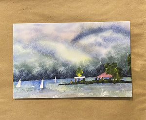 4x6 Watercolor Artist Note Card