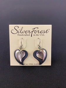 $21 Silver Forest Handcrafted Earrings