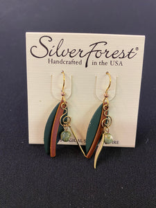$25 Silver Forest Handcrafted Earrings
