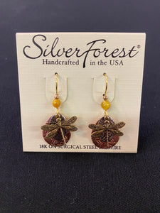 $22 Silver Forest Handcrafted Earrings