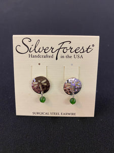$19 Silver Forest Handcrafted Earrings