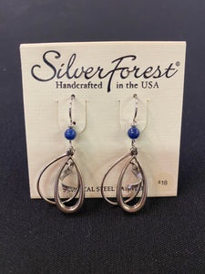$18 Silver Forest Handcrafted Earrings