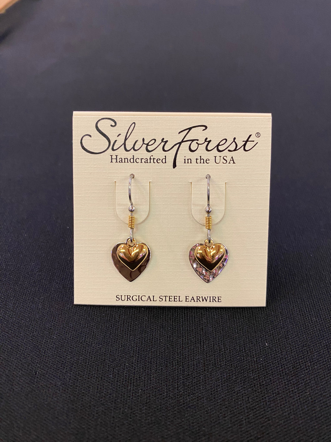 $19 Silver Forest Handcrafted Earrings