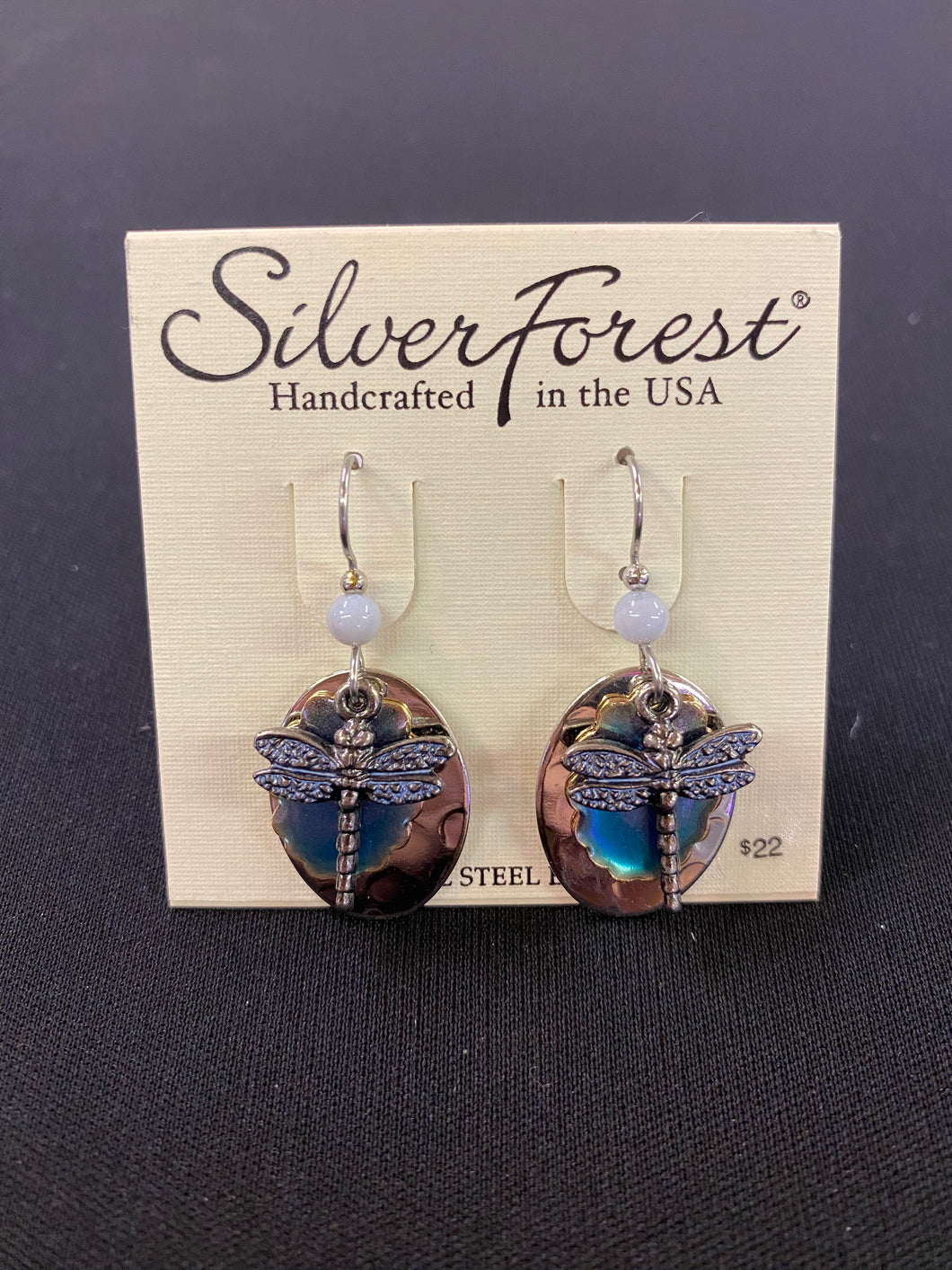 $22 Silver Forest Handcrafted Earrings